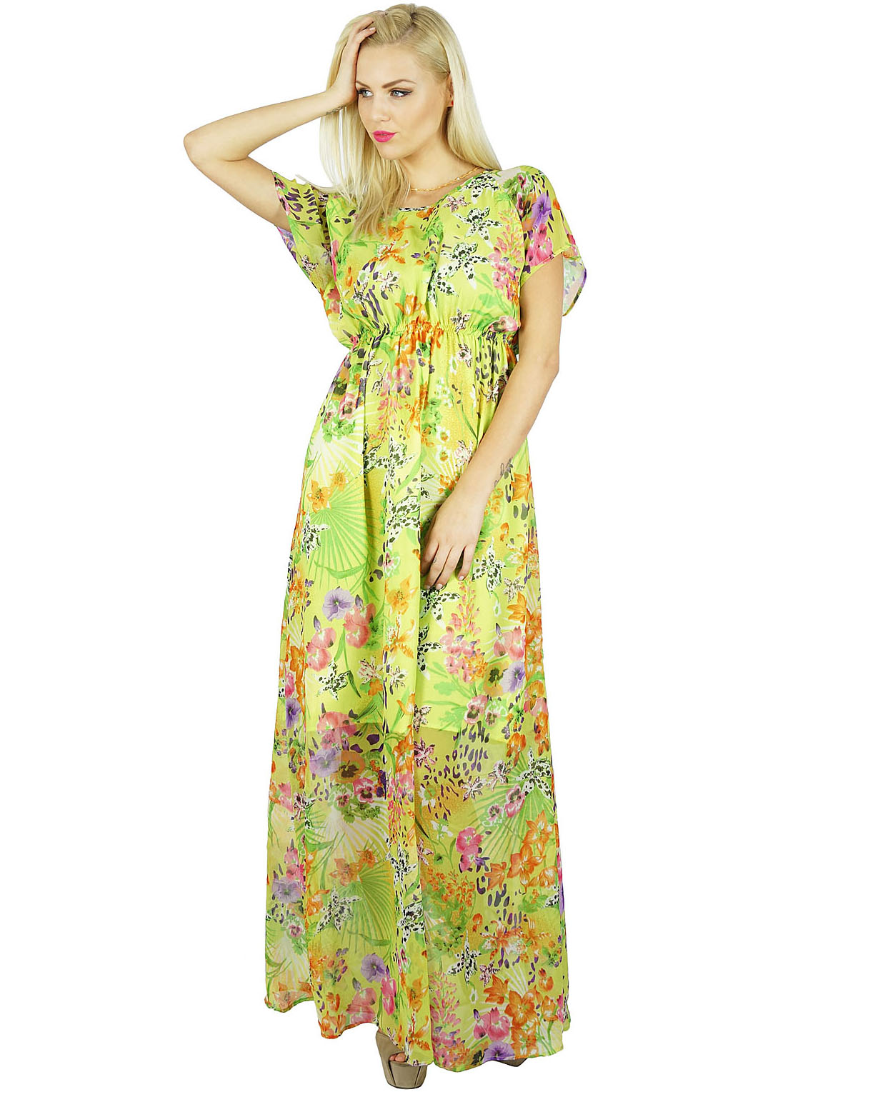 walmart bohemian dresses Womens Boho Maxi Dresses Casual & Flowing Styles