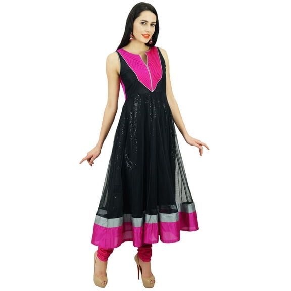Bimba Women Custom Kurti Anarkali Kurta Indian Bollywood Flaired Designer Dress
