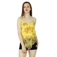 thumbnail image 1 of Bimba Women Floral custom Crop Top Speghatti Strap Blouse Holiday Clothing, 1 of 2