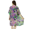 thumbnail image 1 of Bimba Women Knee Length Printed custom Shrug Georgette Beach Coverup Long Top, 1 of 2