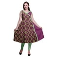 thumbnail image 1 of Bimba Women Kurtas Ethnic Printed Angrakha Style Summer Wear Tops For Women, 1 of 1