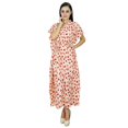 thumbnail image 1 of Bimba Women Long Cotton Kaftan Bohemian Nightgown Floral Maxi Caftan, 1 of 5