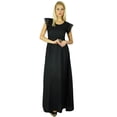 thumbnail image 1 of Bimba Women Long Dress Gown Lace Sleeve Chic Casual Maxi Clothing, 1 of 7