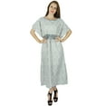 thumbnail image 1 of Bimba Women Long Kaftan Maxi Cotton Gown Caftan Night Wear Coverup, 1 of 6