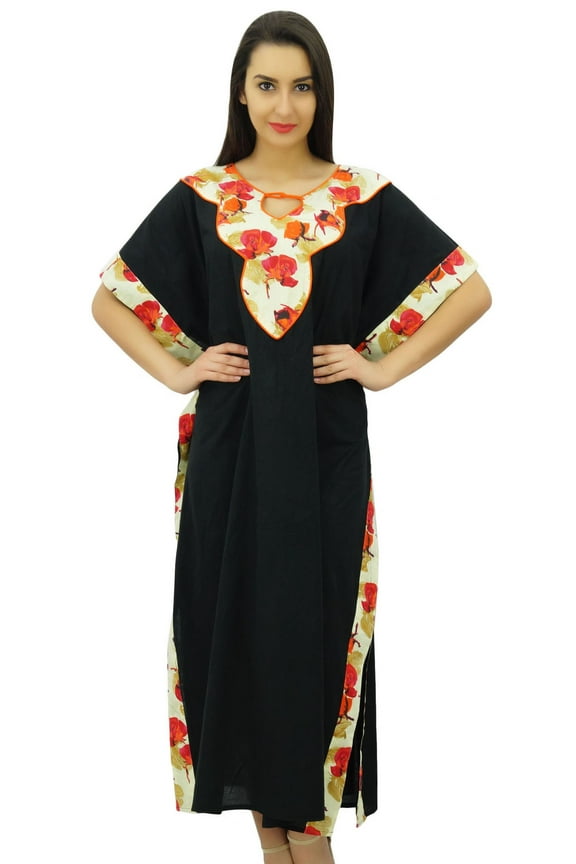 Women Long Kaftan Maxi Gown Cotton Caftan Designer Coverup