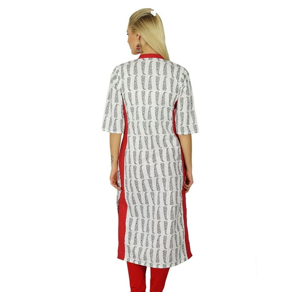 Bimba Women Printed Tunic 3/4 Sleeve Cotton custom Kurta Kurti Casual Formal Top