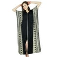 thumbnail image 1 of Bimba Women Rayon Long Kaftan Black Caftan Maxi Gown Coverup Top, 1 of 7