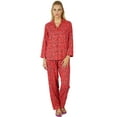 thumbnail image 1 of Bimba Women Rayon Night Wear Pajama Set Printed Full Sleeve Shirt with Pyjamas, 1 of 5