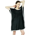 thumbnail image 1 of Bimba Women Rayon Short Kaftan With Smocked Waist Caftan Coverup Top, 1 of 6