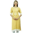 thumbnail image 1 of Bimba Women Rayon Tunic 3/4 Sleeve Chic kurti Kurta Indian Ethnic Dress, 1 of 9