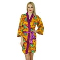 thumbnail image 1 of Bimba Women Short Cotton Robe Floral Printed Getting Ready Bridesmaid Robes, 1 of 5