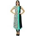 thumbnail image 1 of Bimba Women Straight Cotton Pannel Kurti Sleeveless Printed Kurta, 1 of 6