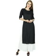 thumbnail image 1 of Bimba Women Summer Rayon Kurta Kurti 3/4 Sleeve Formal Tunic- Custom Clothing, 1 of 6