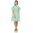thumbnail image 1 of Bimba Women Wear Cotton Kaftan Dress Short Beach Cover Up Tunic Printed Caftan, 1 of 5