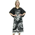 thumbnail image 1 of Bimba Women's Designer Floral Printed Satin Long Kaftan Kimono Maxi Caftan-8, 1 of 6
