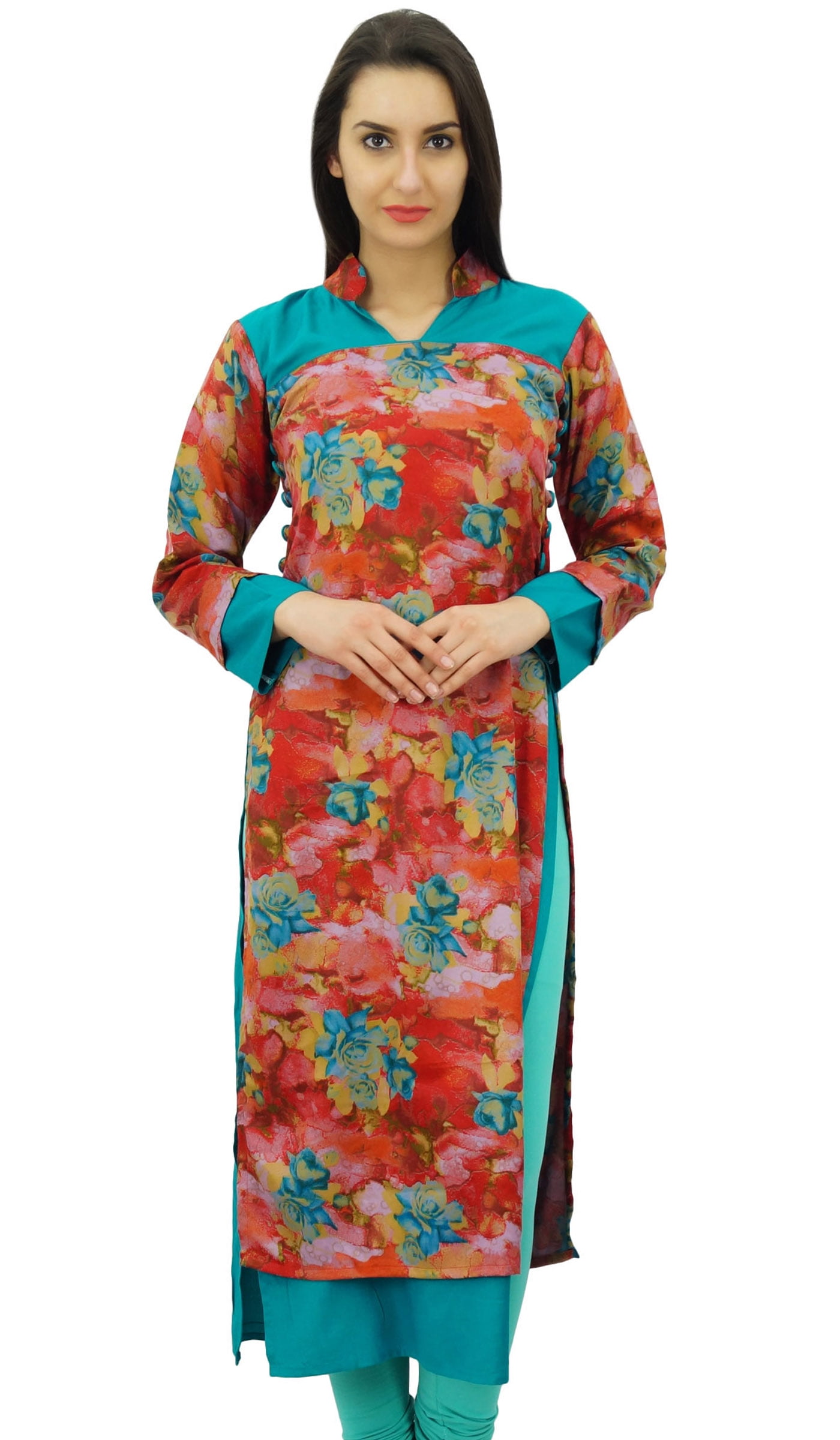 Tunique Kurta Femme – Style Indien Multicolore – Unified Clothes – Neuf