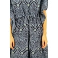 thumbnail image 1 of Bimba Women's Long Cotton Kaftan Maxi Printed Kimono Dress Drawstring Cover Up Nightwear, 1 of 5