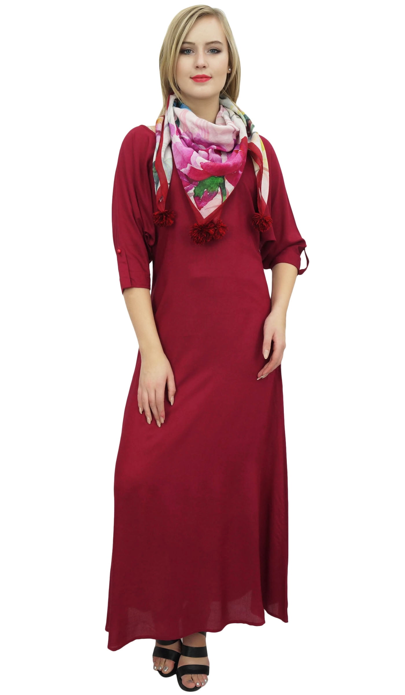 maroon boho maxi dress Bimba Women's With Tassel Scarf Casual Summer Wear-6 Westport Dress – Navy HIRE DURATION:4 DAYS REMOVABLE CAP SLEEVES Reuniontower com and dramatic visual appeal