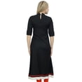 thumbnail image 1 of Bimba Women's Rayon A-Line Black Kurti Tunic Ethnic Emboidered Kurta Dress-12, 1 of 4
