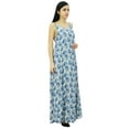 thumbnail image 1 of Bimba Women's Spaghetti Strap Maxi Dress for Summer Beach Wear Printed Sundress, 1 of 1