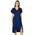 thumbnail image 1 of Bimba Womens Asymmetrical Shift Dress Mid-Calf Summer Rayon Day Dresses, 1 of 6