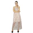 thumbnail image 1 of Bimba Womens Georgette Long Dress Chic Bohemian Summer Maxi Beach Wear, 1 of 1