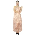 thumbnail image 1 of Bimba Womens Georgette Long Dress Chic Bohemian Summer Maxi Beach Wear, 1 of 1