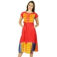 thumbnail image 1 of Bimba Womens Knee Length Cotton Shift Dress With Pockets Summer Casulal Holiday Wear, 1 of 6