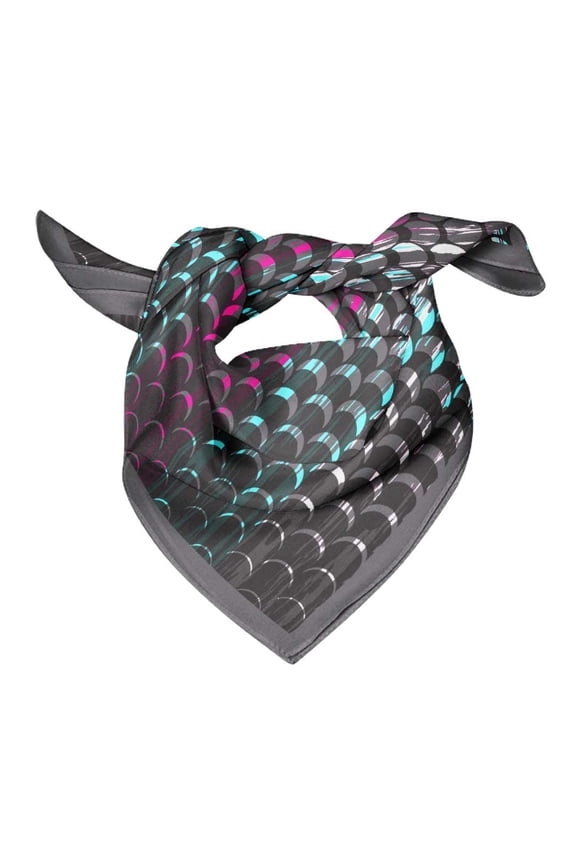 Womens Rectangular Printed Cotton Voile Scarf Neck Head Wrap-40 x 40 Inches