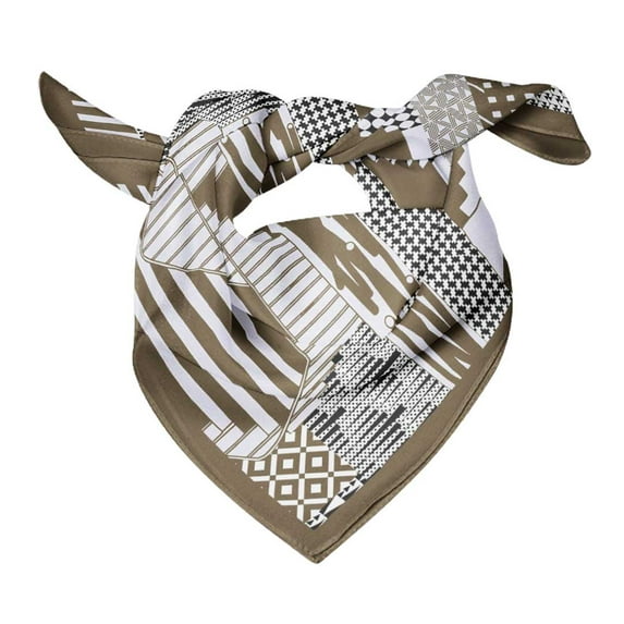 Bimba Womens Rectangular Printed Cotton Voile Scarf Neck Head Wrap-40 x 40 Inches