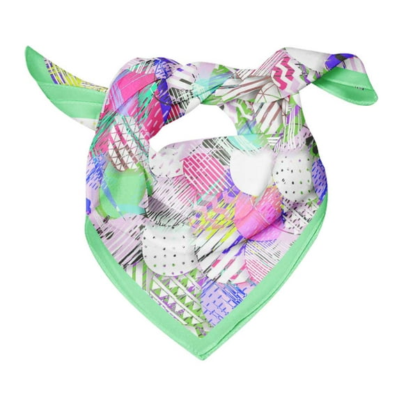 Bimba Womens Rectangular Printed Cotton Voile Scarf Neck Head Wrap-40 x 40 Inches