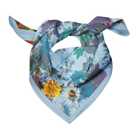 Bimba Womens Square Head Bandanas Summer Neck Wrap Scarf-40 x 80 Inches