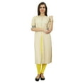 thumbnail image 1 of Bimba Womens Tunic Top 3/4 Sleeve Long Kurta Kurti Indian Ethnic Blouse, 1 of 1