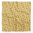 thumbnail image 1 of Bimba Yellow Bunny & Heart Printed Pure Silk Scarf Neck Wrap Summer Hair Bandanas For Women 40 x 80 Inches, 1 of 6