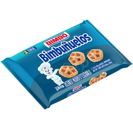Bimbo Bimbunuelos Crispy Wheels Pastry, 3 Count, 6.99 oz Bag