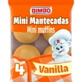 thumbnail image 1 of Bimbo Mini Mantecadas Vanilla Muffins, 4 count, Mini Muffins, 4.41 oz Bag, 1 of 8