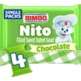 thumbnail image 1 of Bimbo Nito Chocolate Crème Filled Sweet Baked Good, 4 packs, Eclairs, 8.76 oz Multipack, 1 of 1