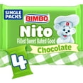 thumbnail image 1 of Bimbo Nito Chocolate Crème Filled Sweet Baked Good, 4 packs, Eclairs, 8.76 oz Multipack, 1 of 8