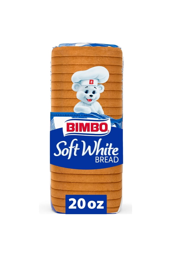 Soft White Bread, 20 oz, White Bread, Bag