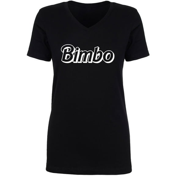 Bimbo Womens V-Neck T-Shirt