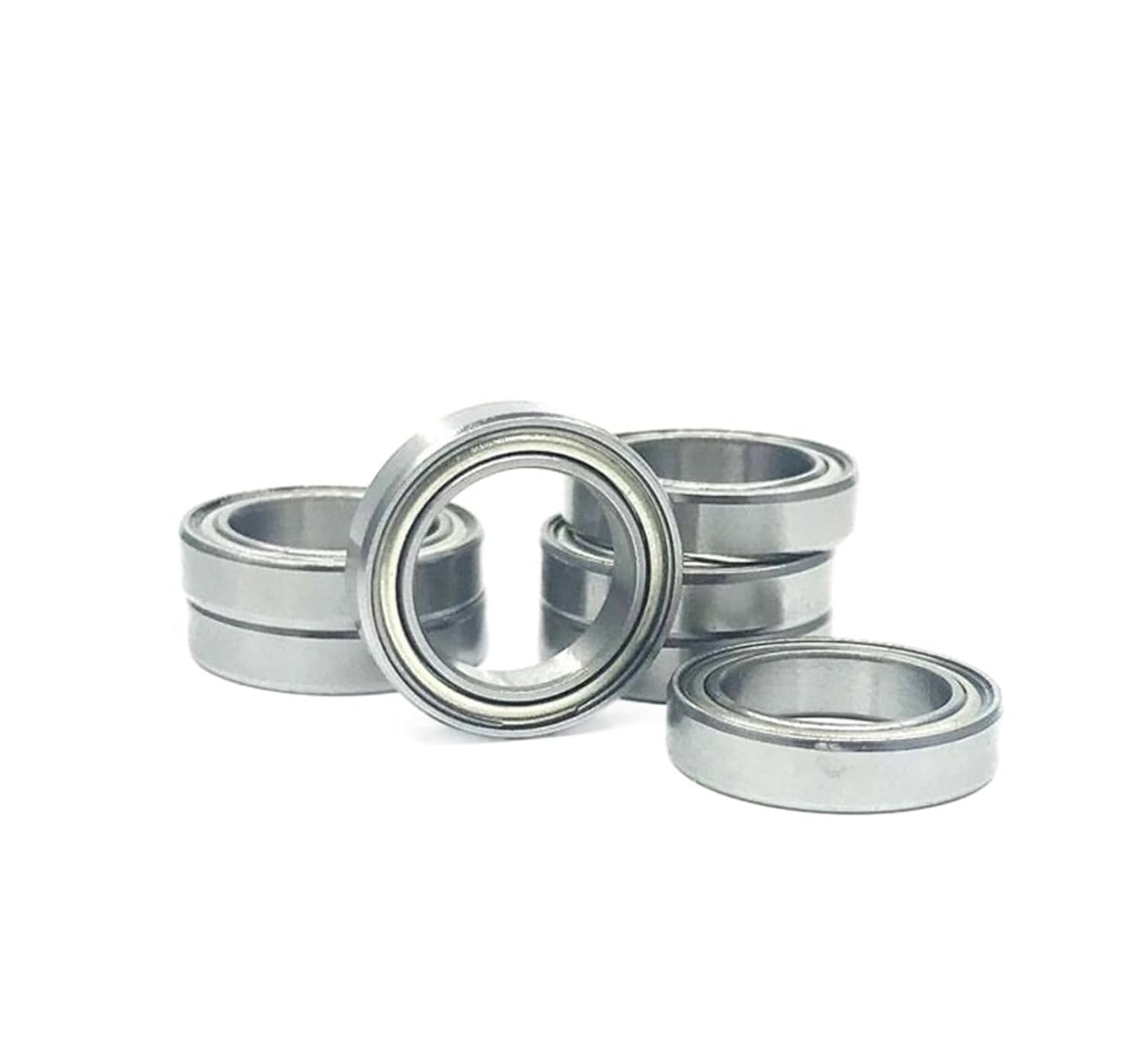 Bimetal Seal Shield Micro deep Groove Bearing 100PCS 6701ZZ 12x18x4mm Thin Section Ball Bearings