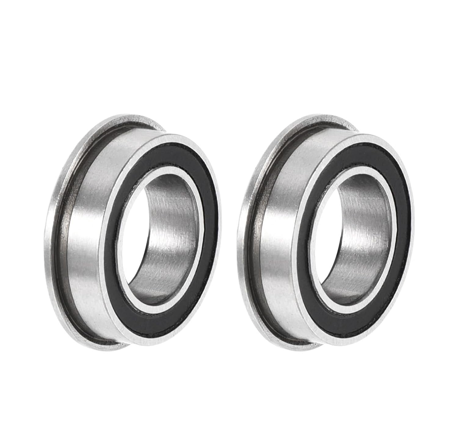 Lot De 10 Roulements à Bride MF106-2RSC – étanches, Caoutchouc Et Flasque, Idéals Pour Modélisme