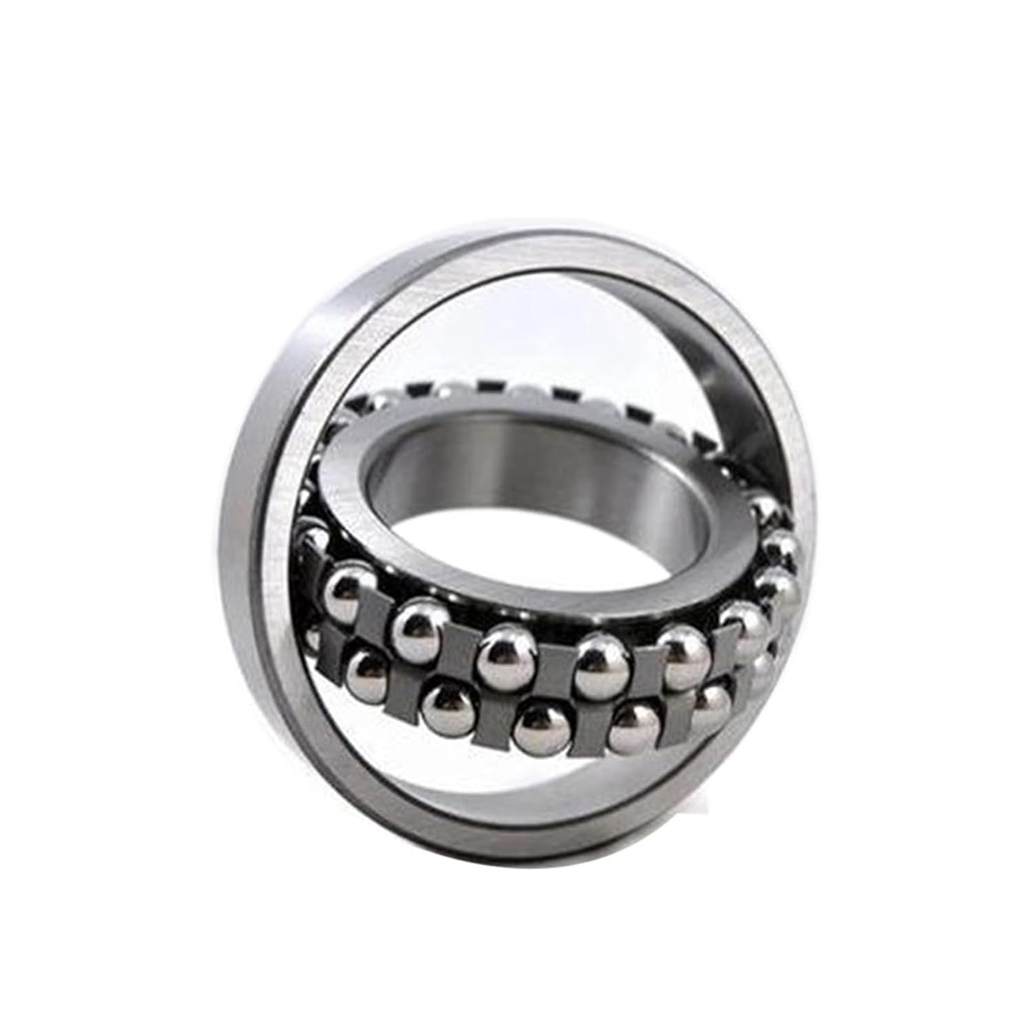 Bimetal Seal Shield Micro deep Groove Bearing 1pcs Double Row Ball Self-aligning Ball Bearings 1200 1201 1202 1203 1204 1205 1206 1207
