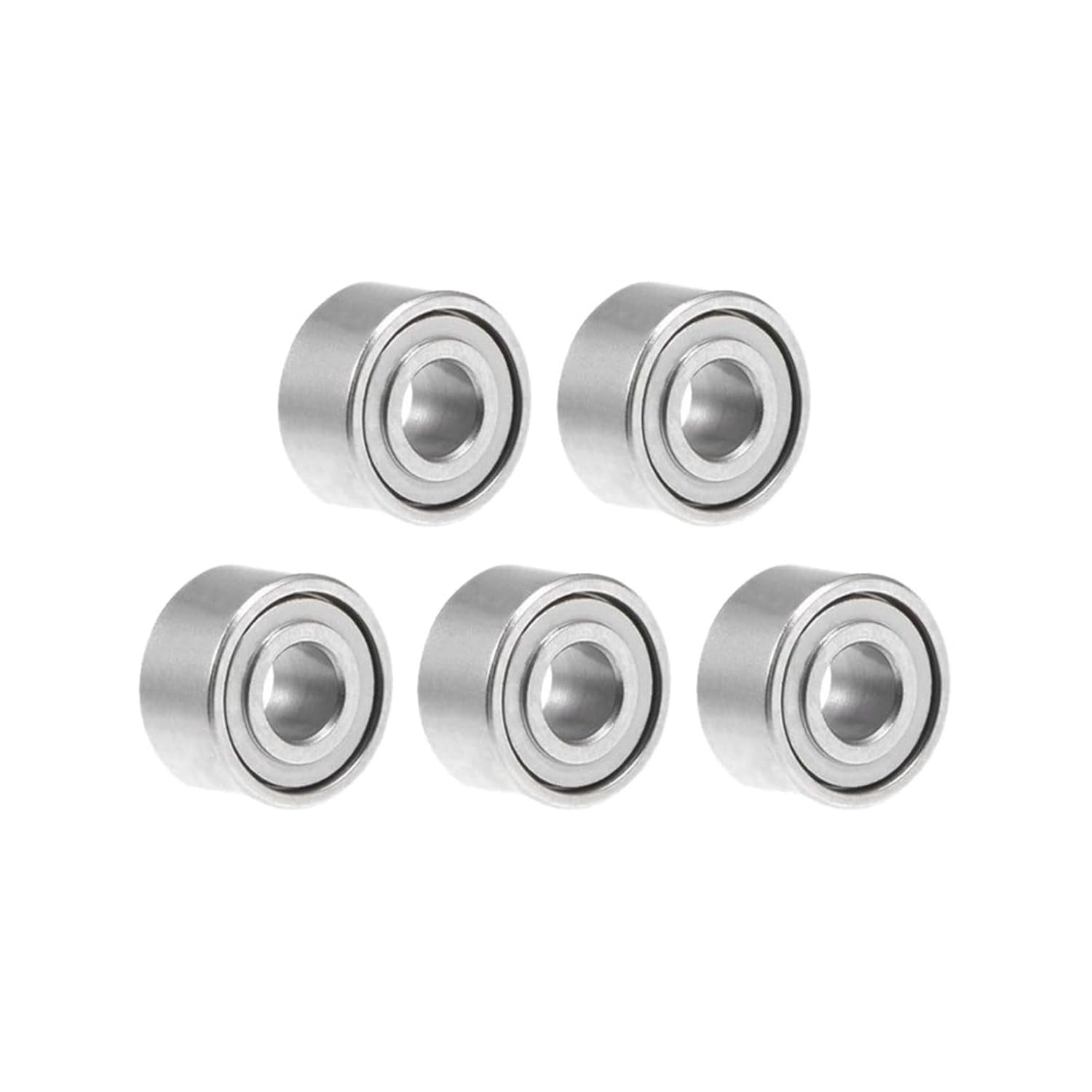 Bimetal Seal Shield Micro deep Groove Bearing 5pcs MR117ZZ 7X11X3mm Deep Groove Ball Bearing Miniature Bearings
