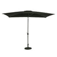 thumbnail image 1 of Bimini 6.5-ft x 10-ft Rectangular Market Umbrella - Black - Polyester Canopy, 1 of 7