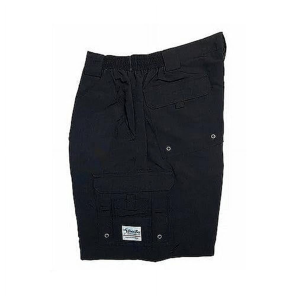Bimini Bay Cargo Shorts Men 40 XL Black Boca Grande II Nylon - Foto 2