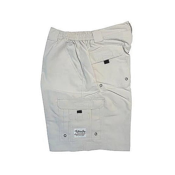 Bimini Bay Mens Boca Grande II  Bloodguard� Short, Adult, Cement, 36