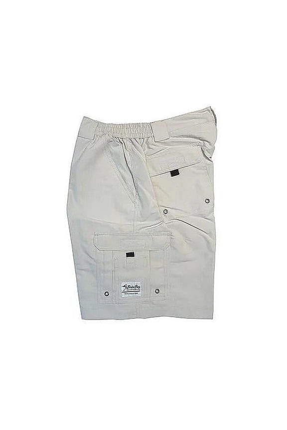 Bimini Bay Mens Boca Grande II  Bloodguard� Short, Adult, Cement, 36