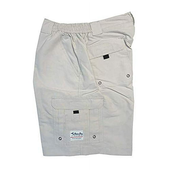 Bimini Bay Mens Boca Grande II Bloodguard� Short, Adult, Cement, 38