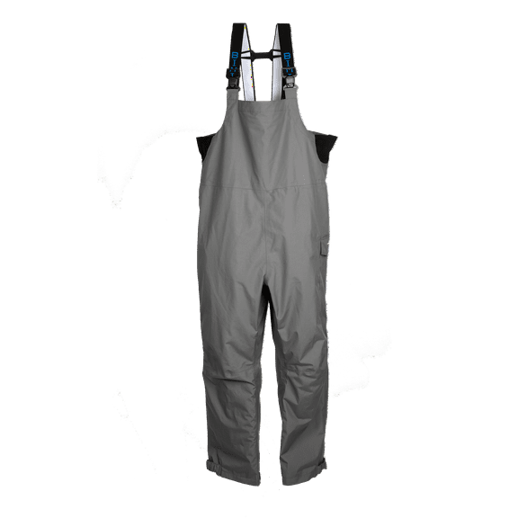 Bimini Bay Boca Grande Men's Waterproof Breathable Bib Pant - Gray - Small